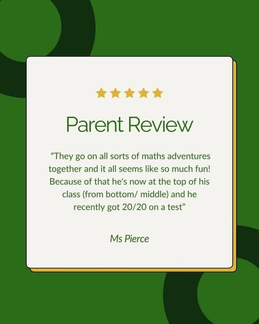 Five-star parent review shared by Tugo Tutors